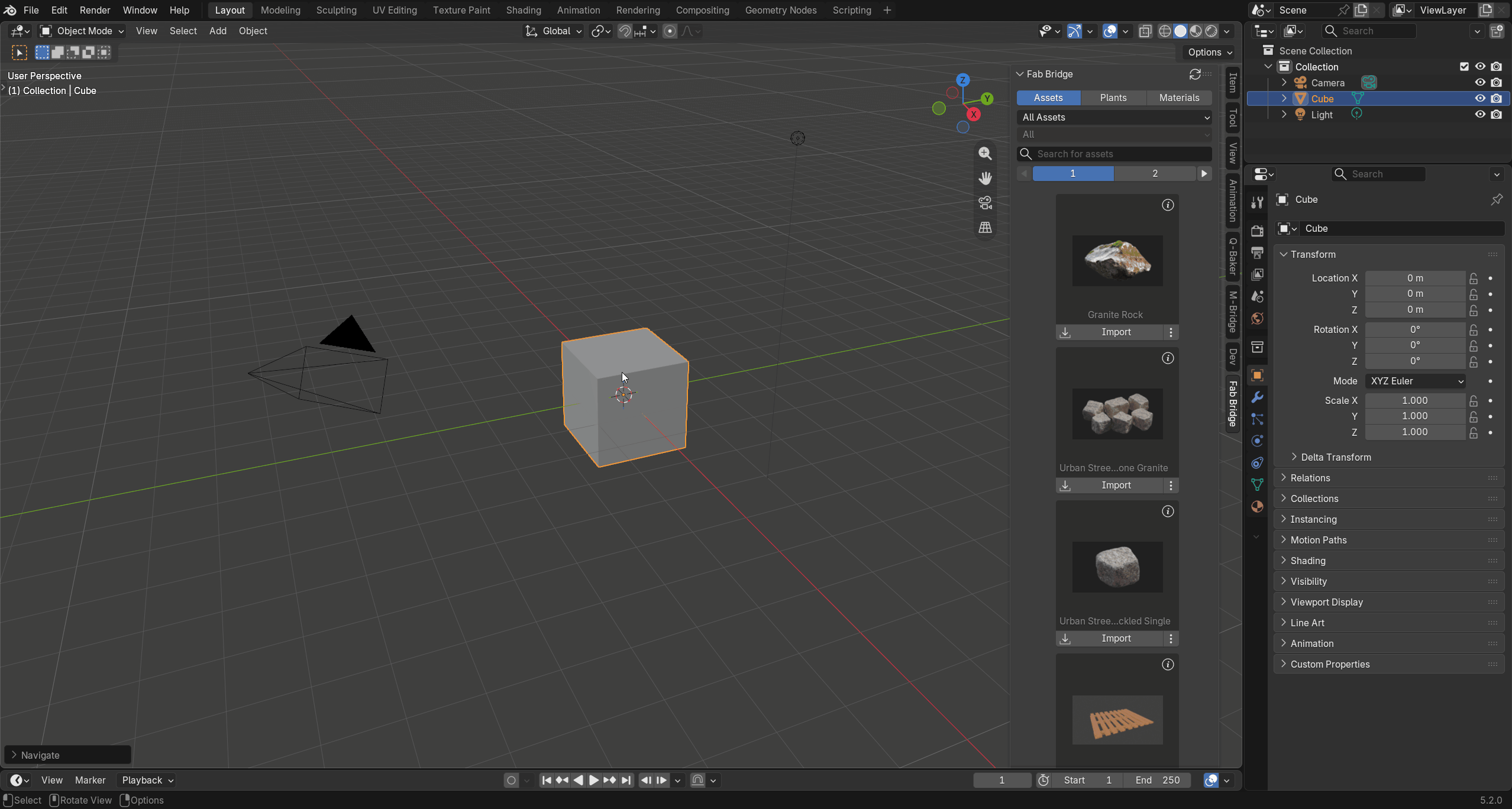 Navigating through multiple pages of Fab assets