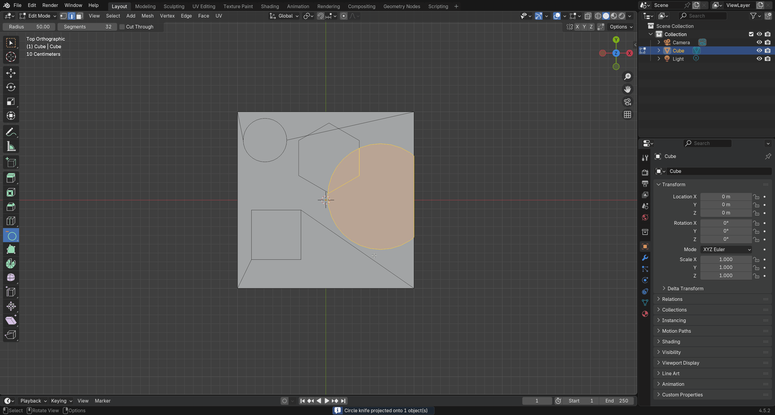 Quick shape shortcuts demonstration