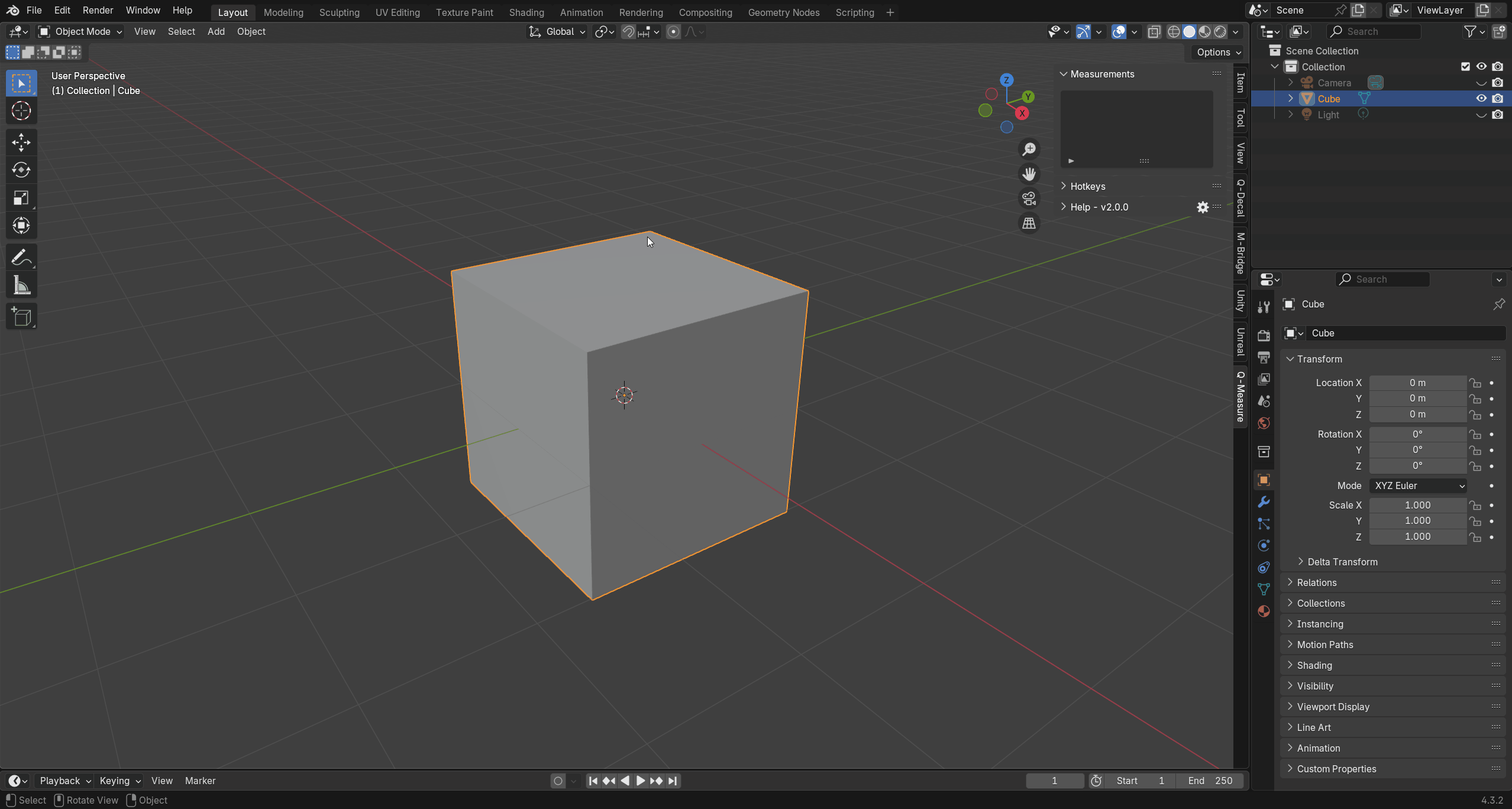 Creating and saving multiple measurements with SHIFT+ALT clicks